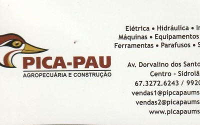 Pica-Pau  = Agropecuária e Construção  