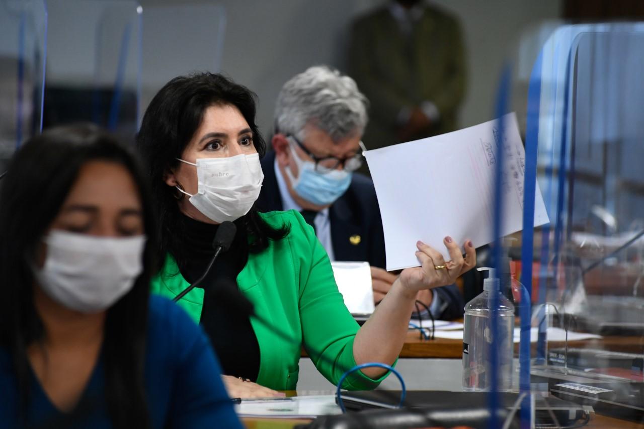 Simone Tebet relembra atuação das mulheres na CPI da Pandemia