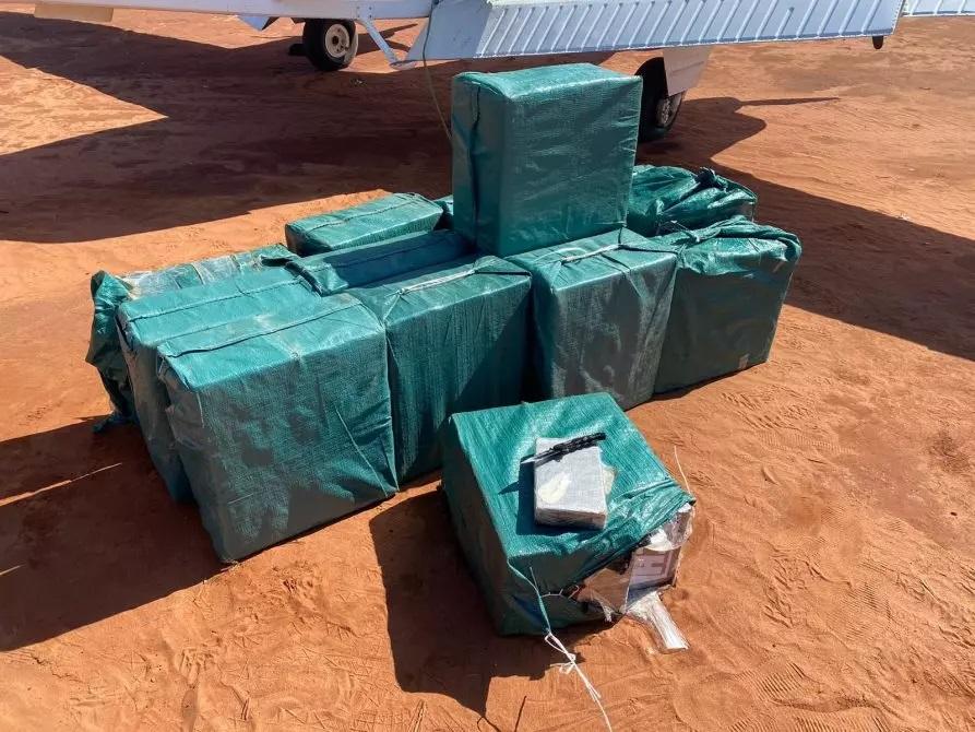 FAB usou dois Tucanos para interceptar aeronave em MS que carregava 500 kg de droga