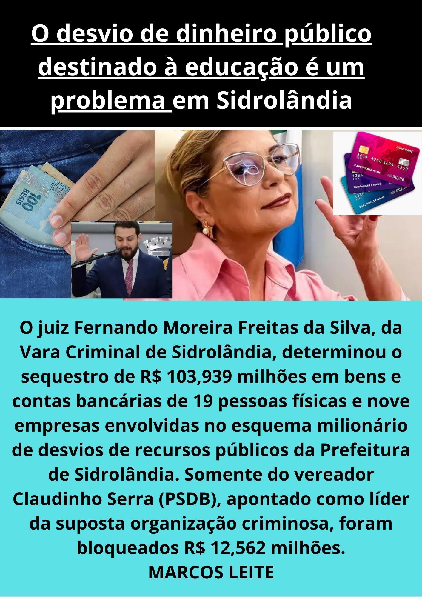 Justiça autoriza transferência de ex-chefe de licitações envolvido em corrupção com Claudinho Serra